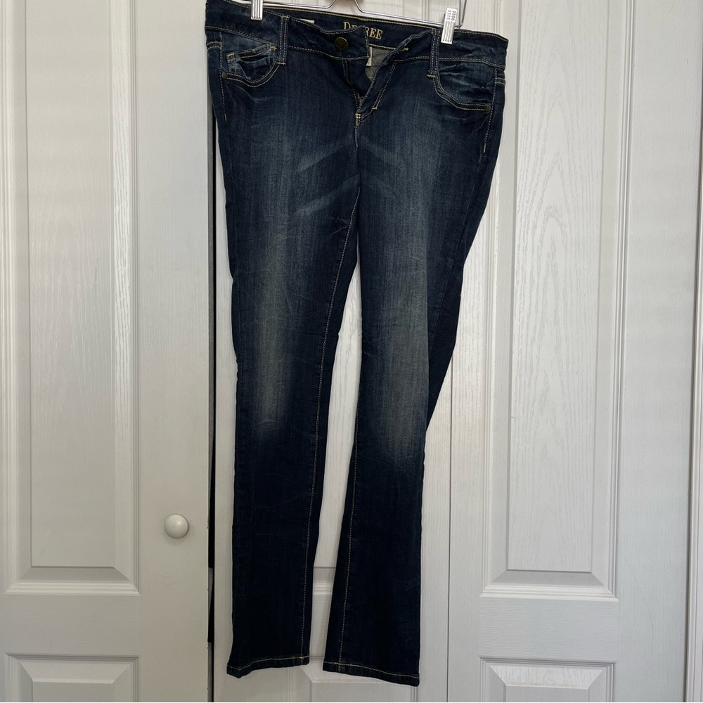 Decree Dark Blue Denim Jeans - Picture 1 of 5